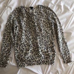 Animal print sweater